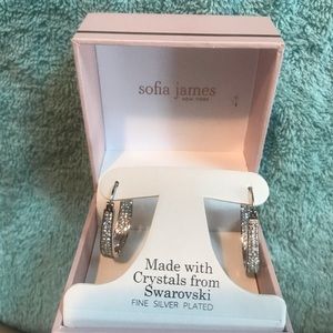 NIB- Swarovski crystals earrings by Sofia James